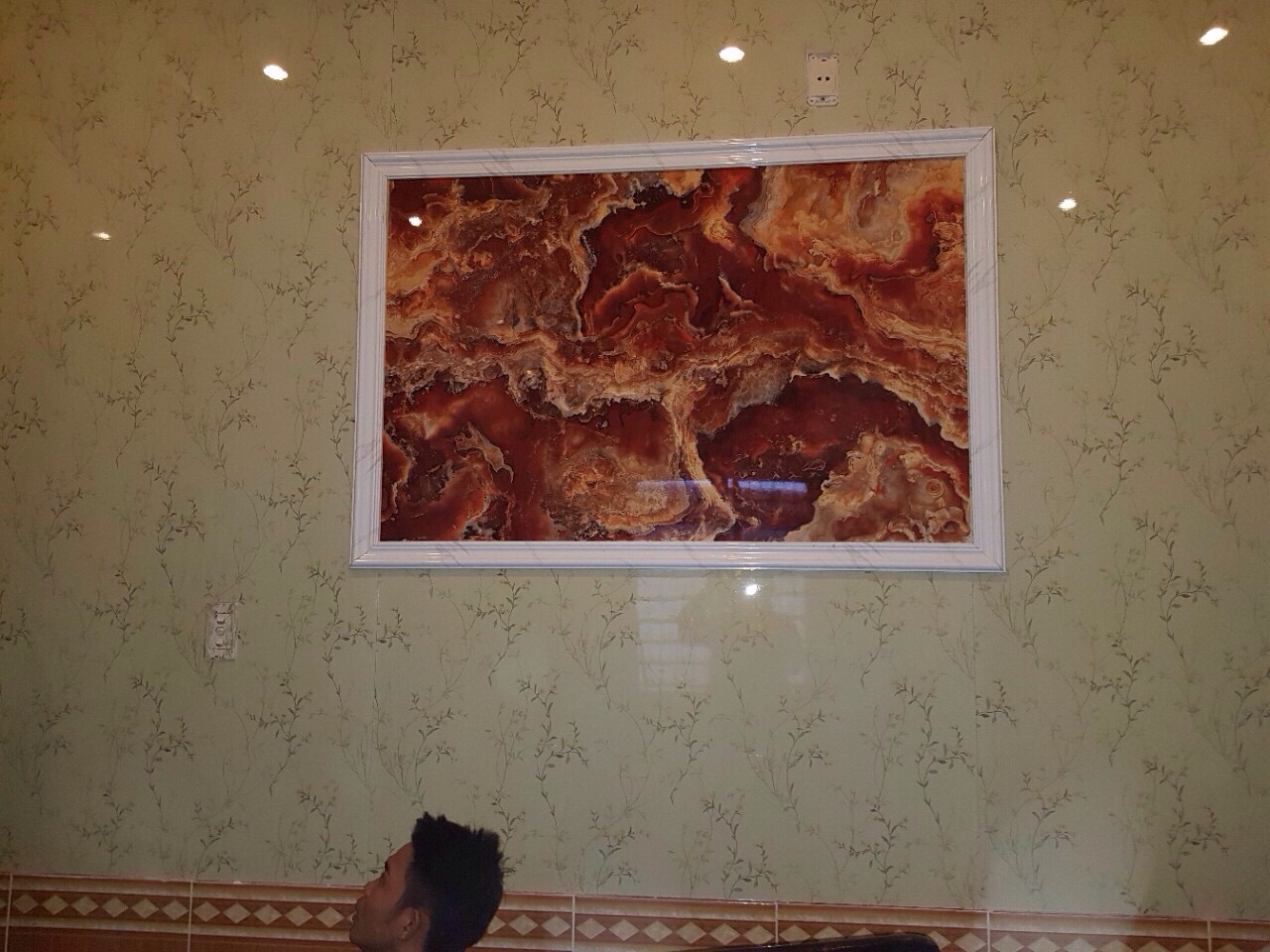 hoa-co-leo Tấm nhựa pvc vân đá hoa cỏ leo