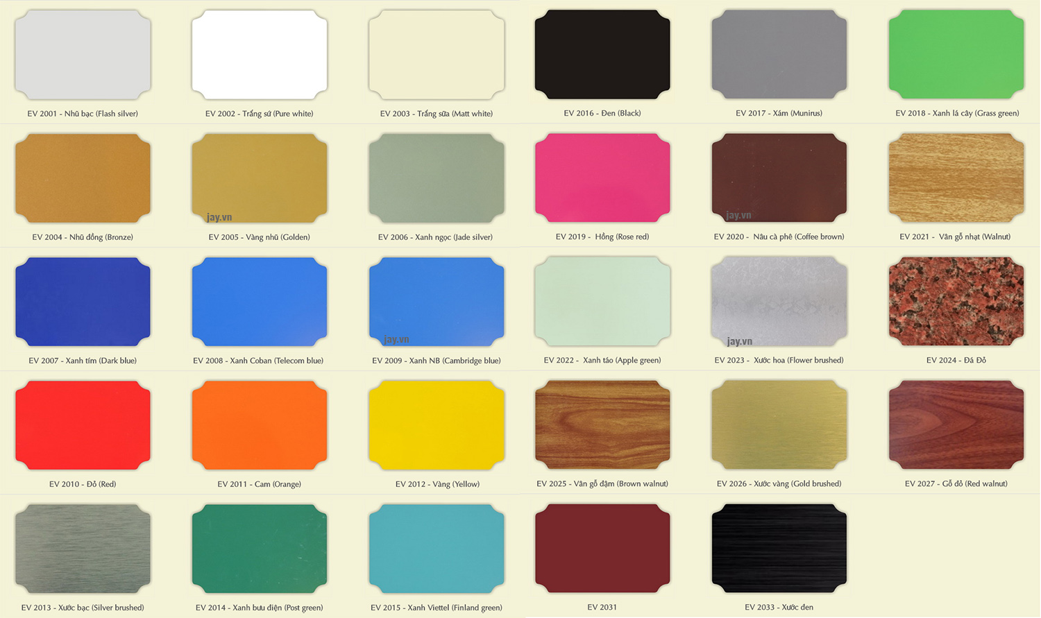 Báo giá tấm aluminium alcorest